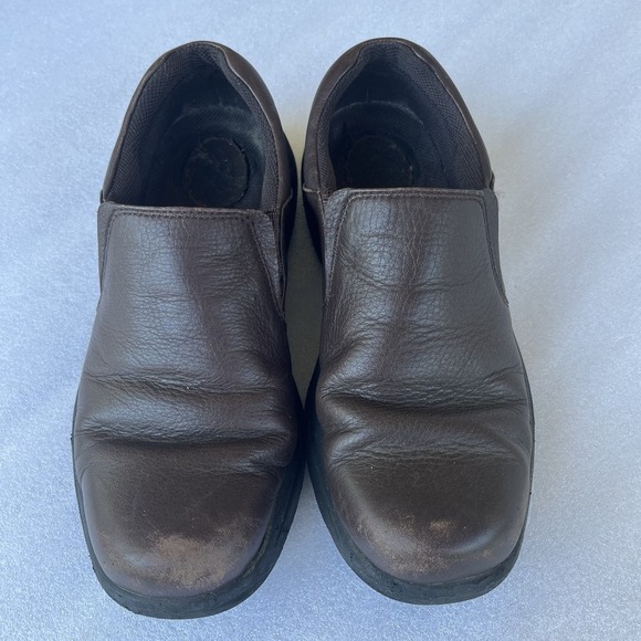 Wonderlite Brown Leather Cushioned Vented Men's Supportive Shoes Walter Style 9W - Picture 2 of 8